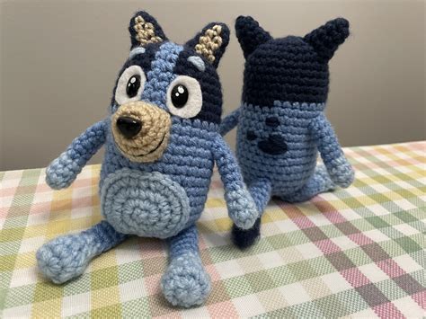 crochet bluey characters|More.